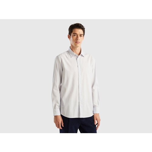 Рубашка UNITED COLORS OF BENETTON, белый - изображение №1