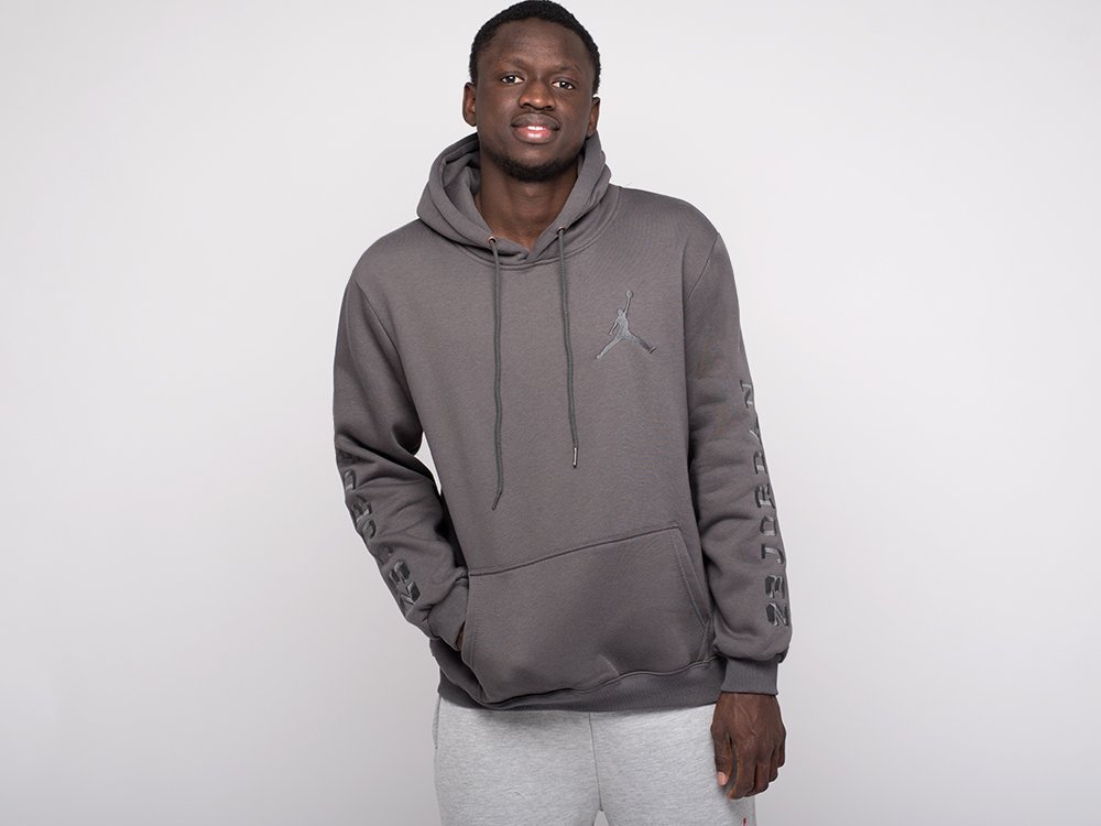 Худи Nike Air Jordan (серый) - изображение №1