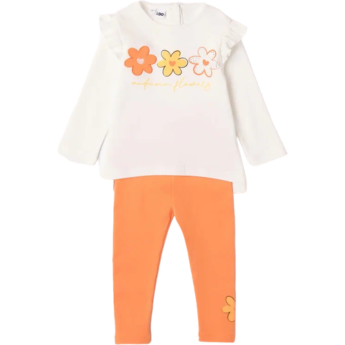 Комплект одежды Ido, белый, оранжевый (оранжевый/белый/кремовый)