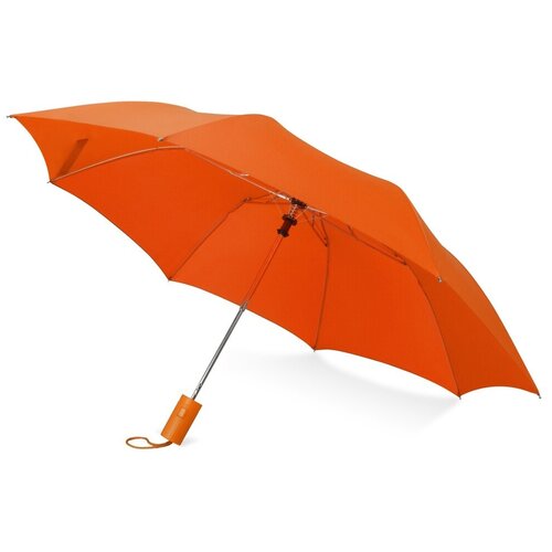 Зонт Rimini, полуавтомат, 2 сложения, чехол в комплекте, оранжевый