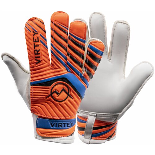 Вратарские перчатки Virtey, оранжевый - изображение №1
