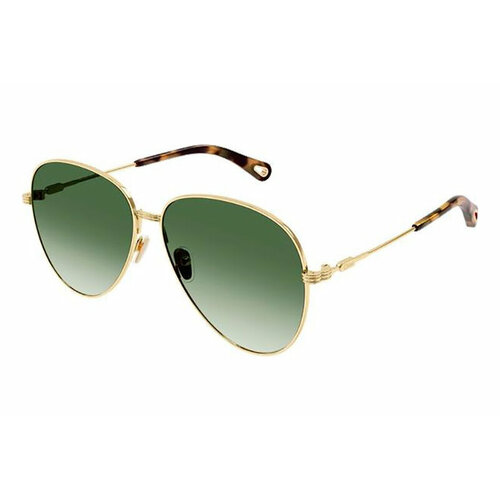 Солнцезащитные очки Chloe, зеленый (зеленый/золотистый)