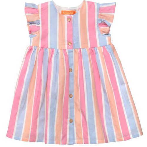 Платье Staccato, хлопок, розовый, голубой (розовый/голубой/оранжевый)