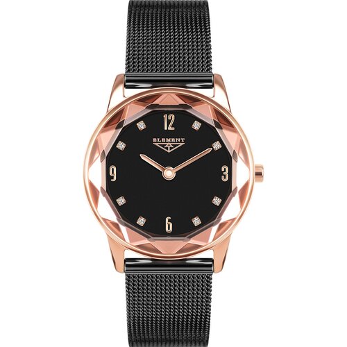 Наручные часы 33 element Basic 331614, золотой, розовый (черный/розовый/золотистый/розовое золото)