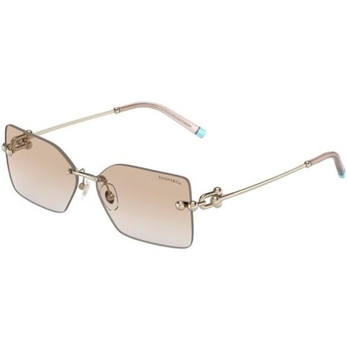 Солнцезащитные очки Tiffany, коричневый (коричневый/бежевый/золотистый)