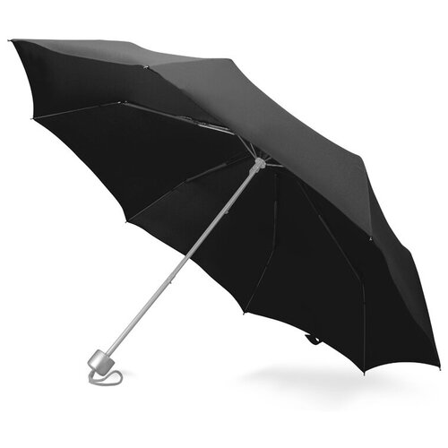 Зонт механика, 3 сложения, система «антиветер», чехол в комплекте, черный