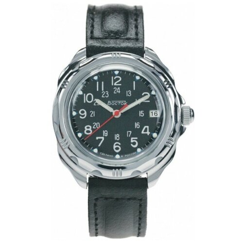 Наручные часы Восток Командирские Наручные часы Восток Командирские 211783, черный - изображение №1