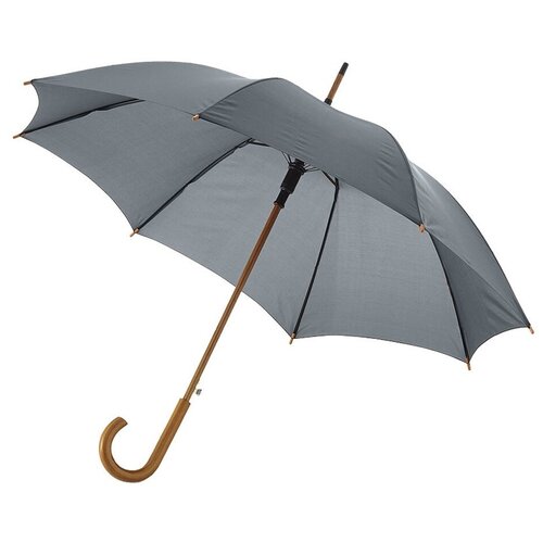 Зонт-трость Rimini, полуавтомат, серый - изображение №1