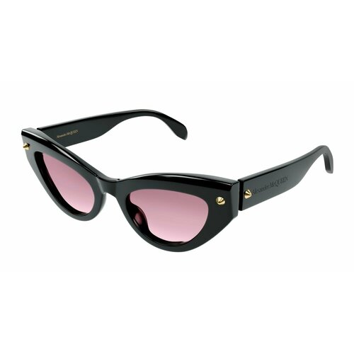 Солнцезащитные очки Alexander McQueen AM0407S 005, черный - изображение №1