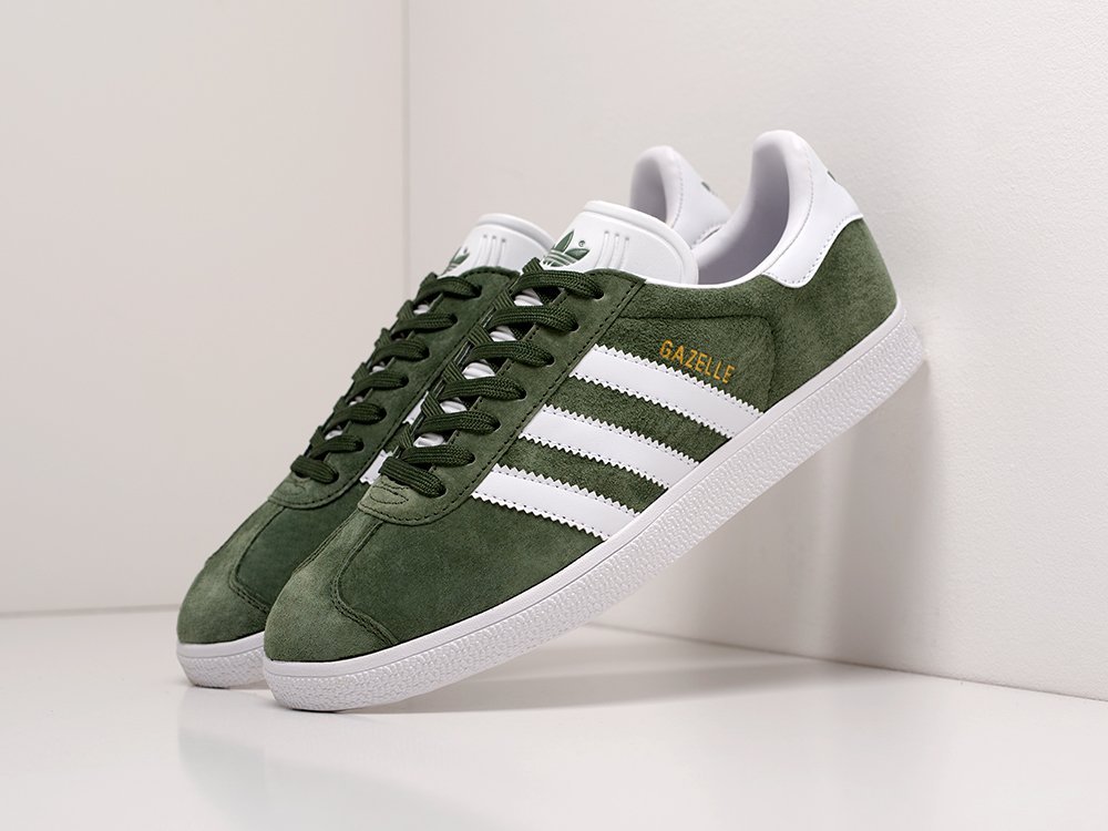 Кроссовки Adidas Gazelle OG (зеленый) - изображение №1