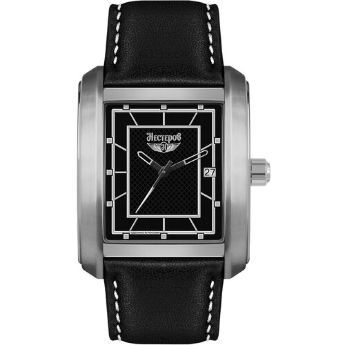 Наручные часы Нестеров H0958B02-06E, черный (черный/стальной)