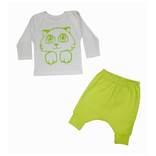 Комплект одежды  , зеленый - изображение №1