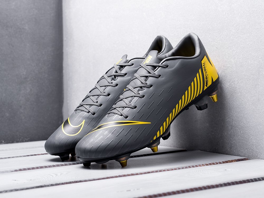 Футбольная обувь Nike Mercurial Vapor XII Pro SG (серый) - изображение №1