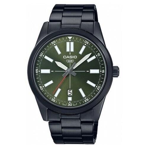 Наручные часы CASIO Наручные часы CASIO MTP-VD02B-3E, зеленый (черный/зеленый)