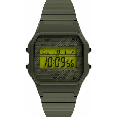 Наручные часы TIMEX T80 Наручные часы Timex TW2U94000, зеленый - изображение №1