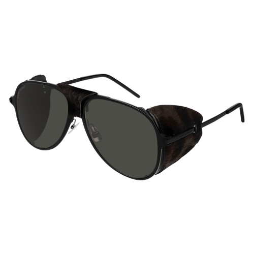 Солнцезащитные очки Saint Laurent CLASSIC11BLIND 003, черный - изображение №1