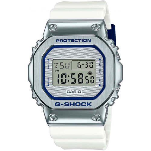 Наручные часы CASIO Casio GM-S5600LC-7D, серебряный, белый (серебристый/белый)