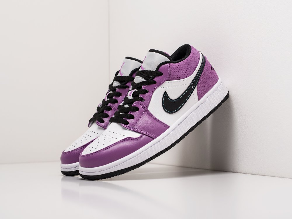 Кроссовки Nike Air Jordan 1 Low (фиолетовый) - изображение №1