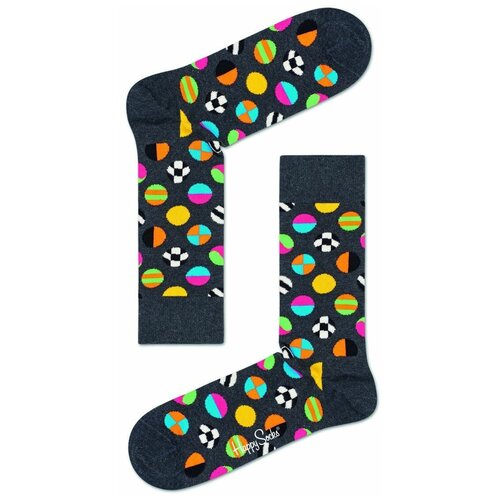 Носки  унисекс Happy Socks, 1 пара, классические, черный