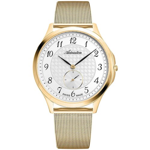 Наручные часы Adriatica Premiere Наручные часы Adriatica A8241.1123Q, золотой, серебряный (серебристый/золотой/золотистый)