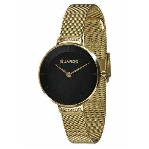 Наручные часы Guardo Premium Наручные часы GUARDO Premium 012439-3, золотой, черный (черный/золотистый/золото)