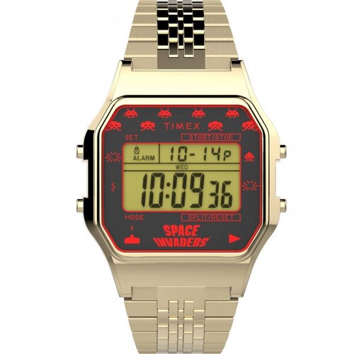 Наручные часы TIMEX Наручные часы Timex TW2V30100, золотой, зеленый (зеленый/желтый/золотой/золотистый)