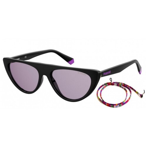 Солнцезащитные очки Polaroid, фиолетовый (черный/фиолетовый)