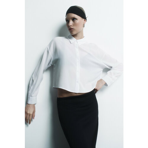 Блуза  Befree, белый (белый/мультицвет) - изображение №1