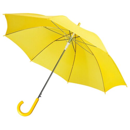 Зонт-трость Unit, полуавтомат, желтый