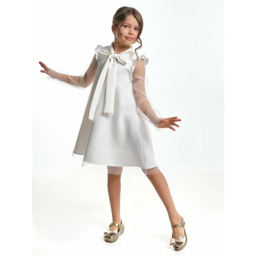 Платье Mini Maxi, мультиколор, белый (белый/мультицвет)
