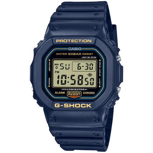 Наручные часы CASIO G-Shock Наручные часы CASIO DW-5600RB-2, серый, синий (серый/синий)