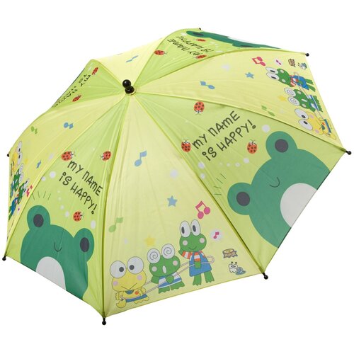 Зонт-трость BONDIBON, зеленый, мультиколор (зеленый/мультицвет)