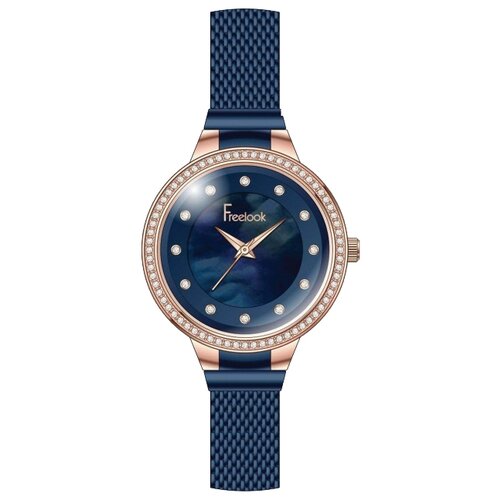 Наручные часы Freelook F.8.1068.06, синий (синий/розовое золото)