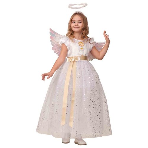 Батик Карнавальный костюм Нежный Ангел, рост 128 см 21-13-128-64 (белый) - изображение №1