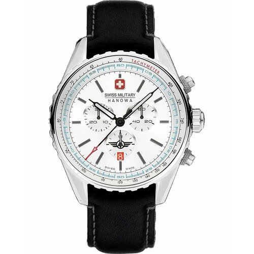 Наручные часы Swiss Military Hanowa Наручные часы Swiss Military Hanowa SMWGC0000302, белый, черный (черный/серебристый/белый/серебряный)