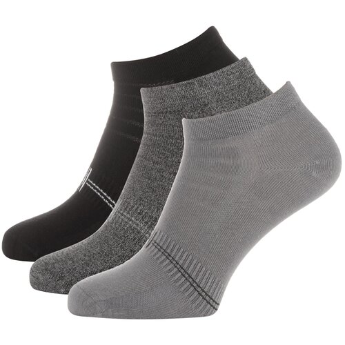 Носки Norfolk Socks, 3 пары, серый, черный (серый/черный)