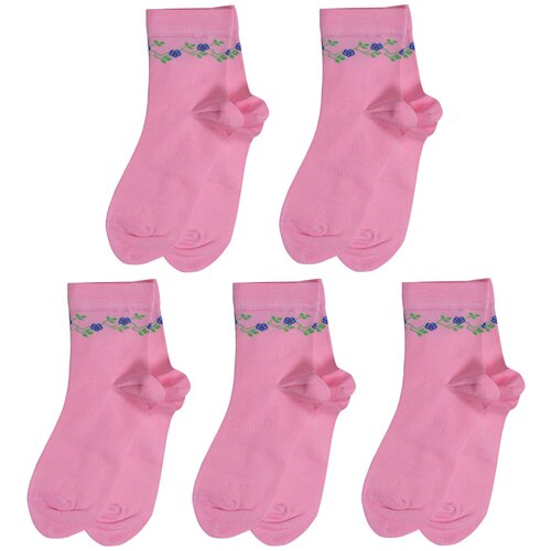 Носки LorenzLine для девочек, 5 пар, розовый