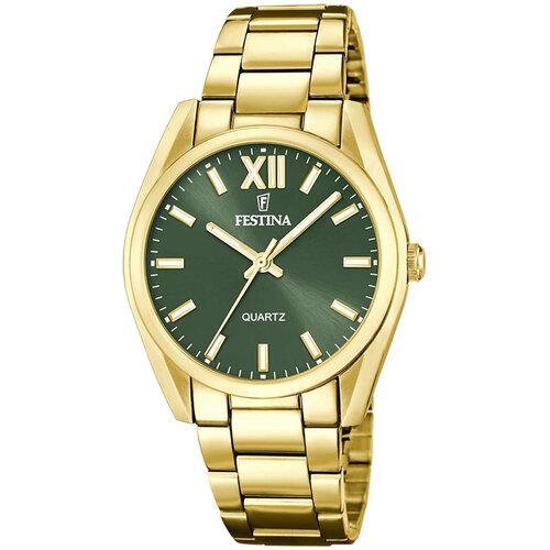 Наручные часы FESTINA Наручные часы Festina Alegria 20622, зеленый, золотой (зеленый/золотистый)