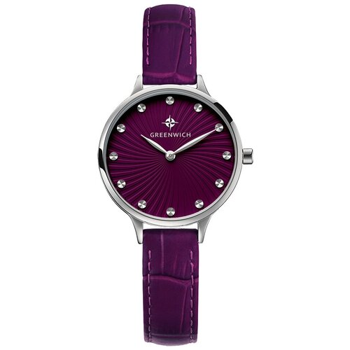 Наручные часы GREENWICH Classic GW 321.18.30, фиолетовый