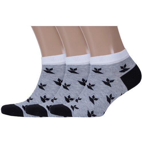 Носки RuSocks, 3 пары, серый - изображение №1