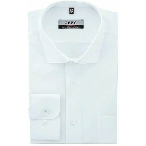 Рубашка GREG, белый - изображение №1