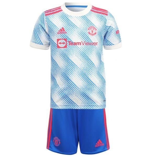 Футбольная форма Adidas FC Man Unt (голубой) - изображение №1