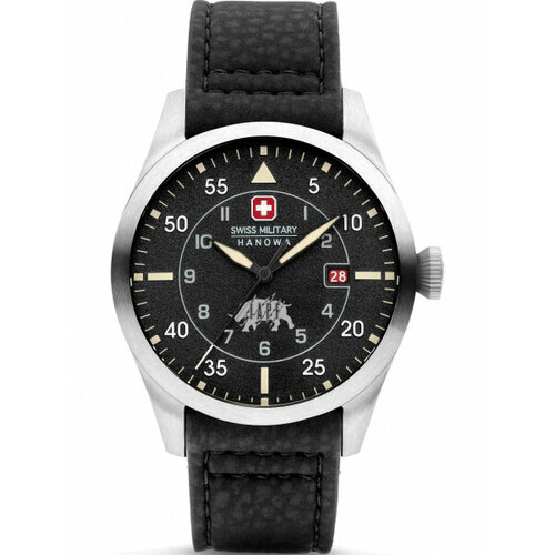 Наручные часы Swiss Military Hanowa Наручные часы Swiss Military Hanowa SMWGN0001201, черный, серебряный (черный/серебристый)