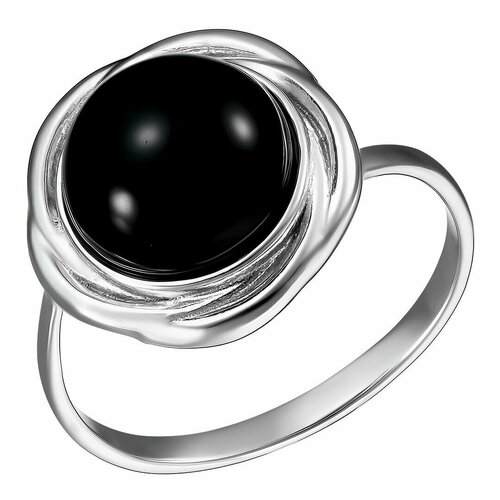 Перстень, серебро, 925 проба, родирование, черный, серебряный (черный/серебристый)