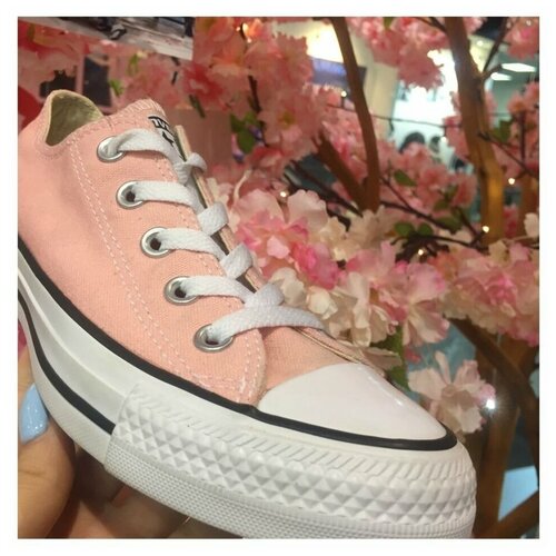 Кеды Converse Chuck Taylor All Star, демисезонные, повседневные, низкие, розовый