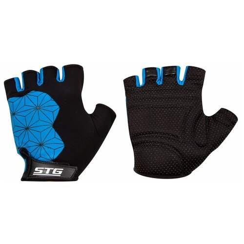 Перчатки STG, черный, синий (черный/синий) - изображение №1