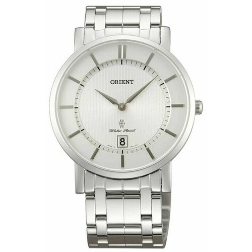 Наручные часы ORIENT Часы наручные Orient FGW01006W0 Гарантия 2 года, серебряный (серебристый)