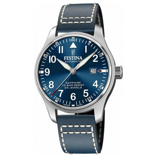 Наручные часы FESTINA Swiss Made Наручные часы Festina F20151.3, синий, серебряный (синий/серебристый)