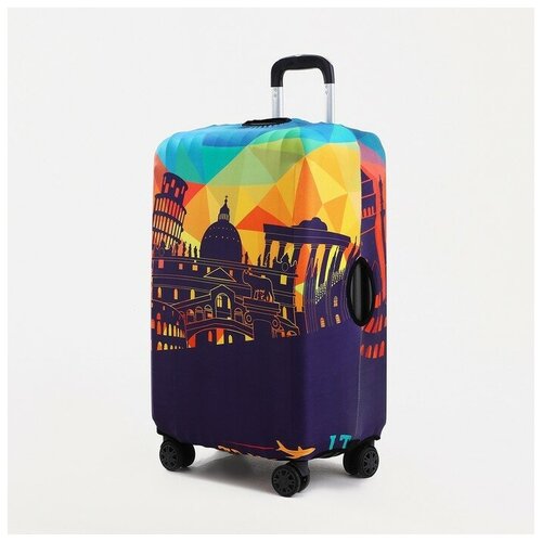 Чехол для чемодана Сима-ленд, мультиколор (разноцветный)