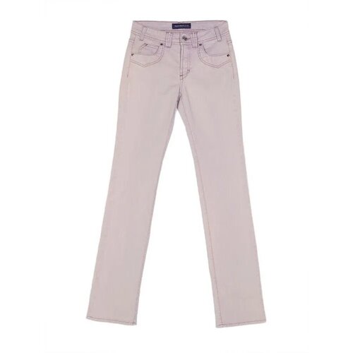 Джинсы  Trussardi Jeans, средняя посадка, стрейч, фиолетовый
